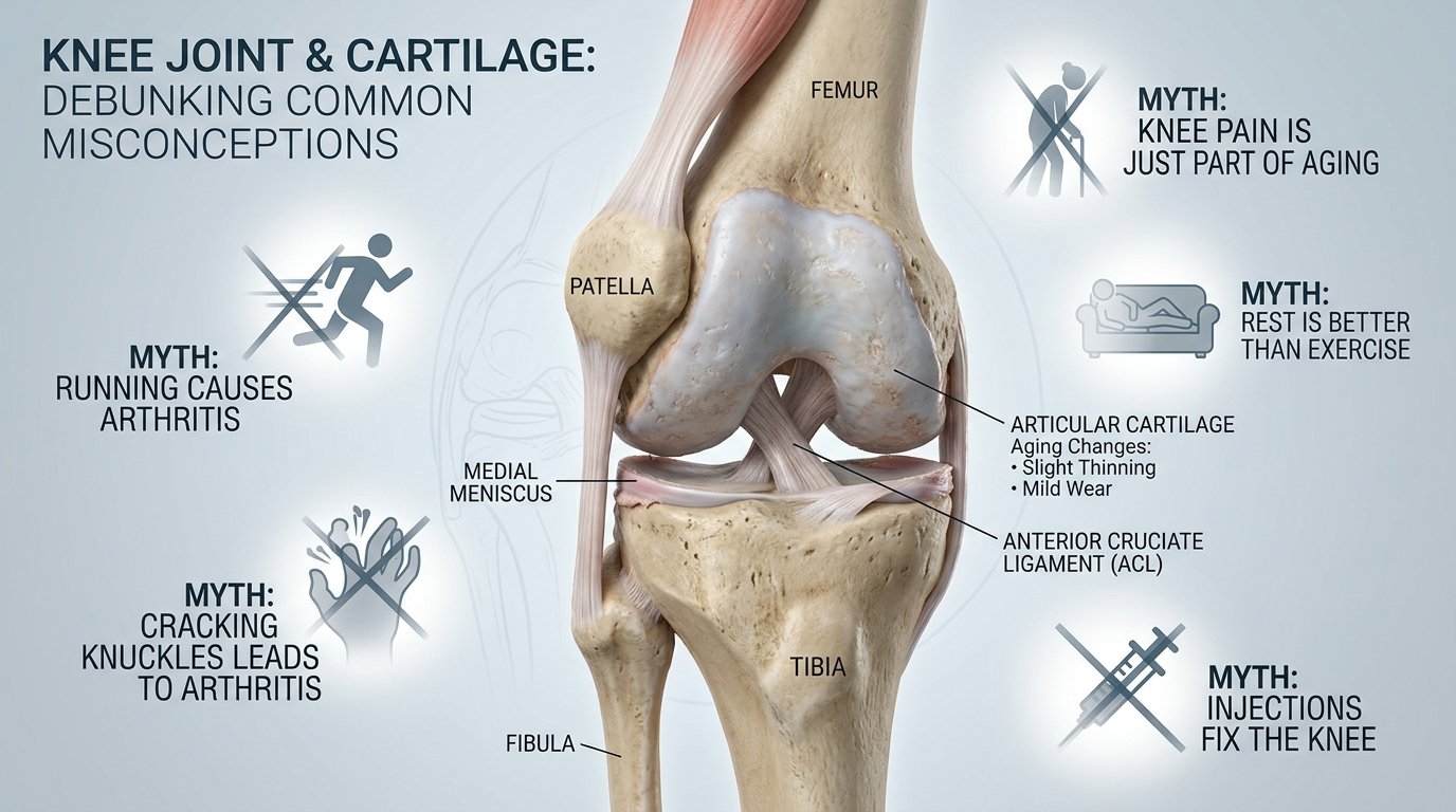Disease Myths Exposed: Common Misconceptions About Arthritis and Aging guide by Kartikeyan Sahani, Healthy Spin Journal