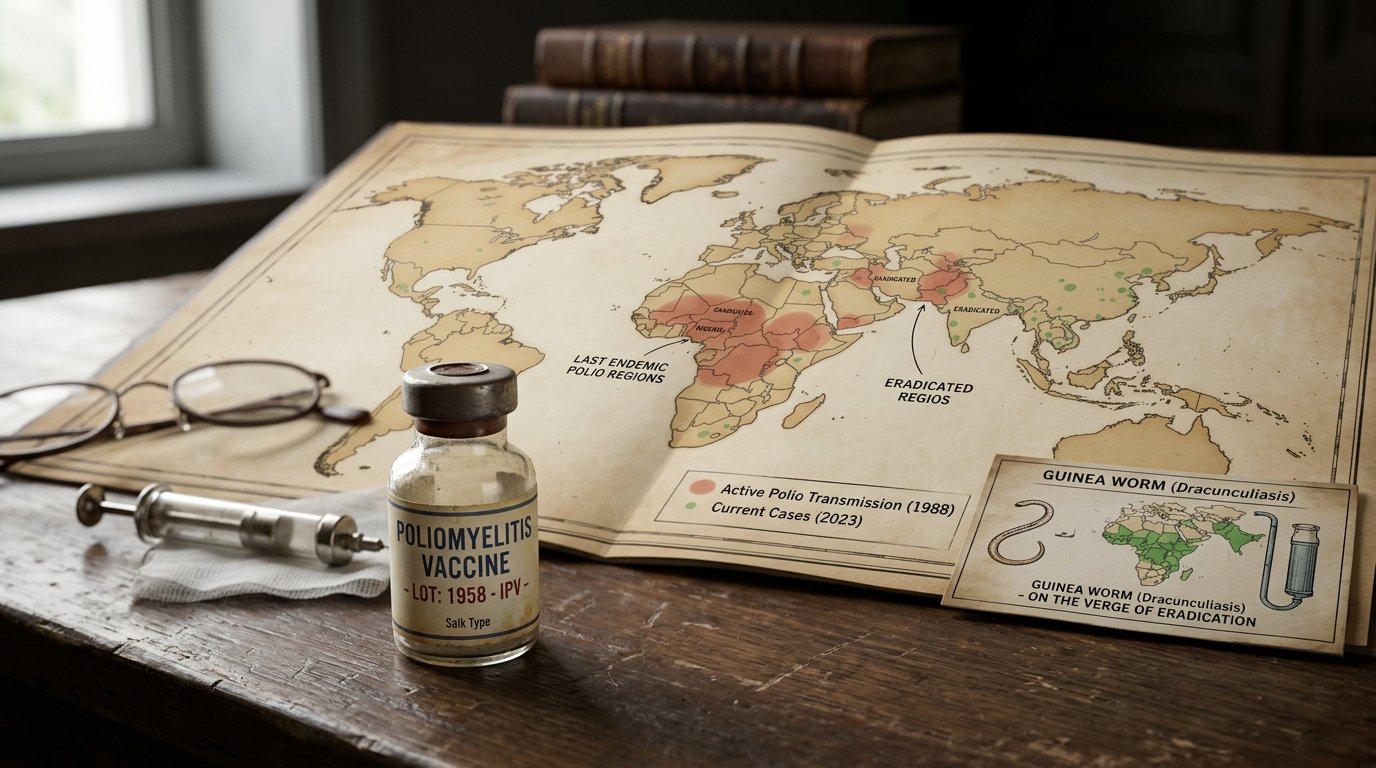 Global Health Milestones: Eradicating Diseases Across the Last Century guide by Kartikeyan Sahani, Healthy Spin Journal